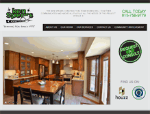 Tablet Screenshot of kenspearsconstruction.com